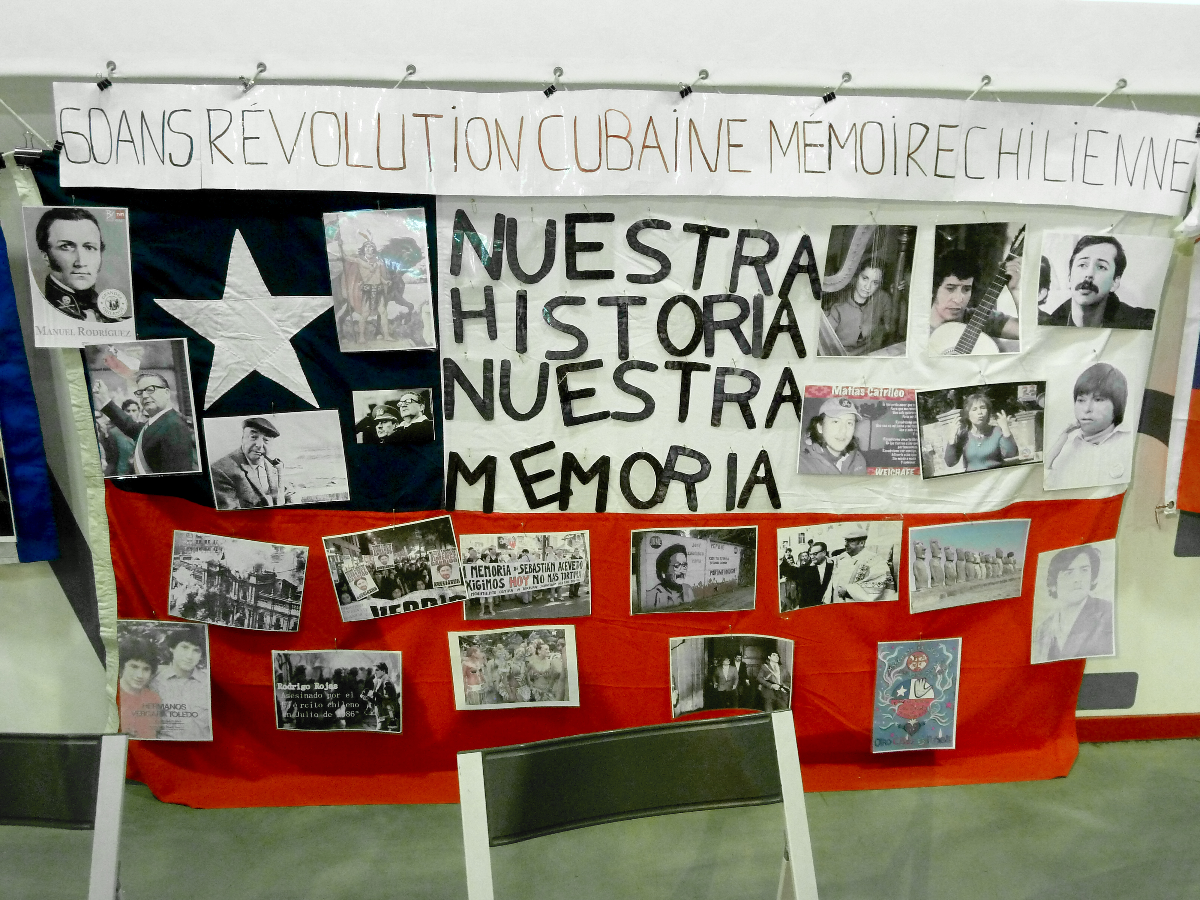 Journée d’hommage aux 60 ans de la révolution cubaine et aux 45 ans du coup d’État au Chili